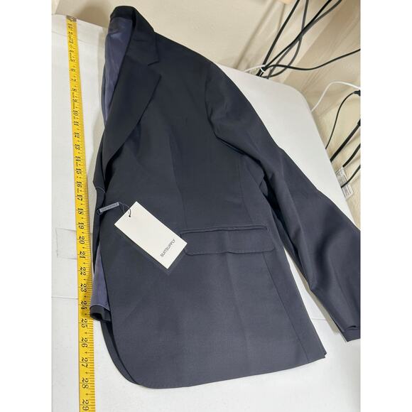 Suitsupply Suit Jacket Women US 12 44R Navy Cameron Wool Blend Blazer Office NWT - Picture 12 of 13